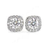 D Color Moissanite Diamond Earring 925 Sterling Silver Hip Hop Women Men VVS Moissanite Stud Earrings